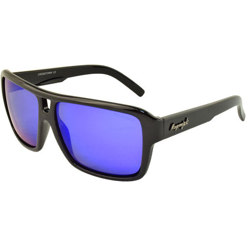 Mangrove Jacks Crosstown C2 Black / Blue Revo Polarised Lenses