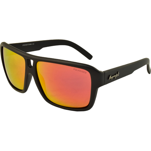 Mangrove Jacks Crosstown C3 Black / Red Revo Polarised Lenses