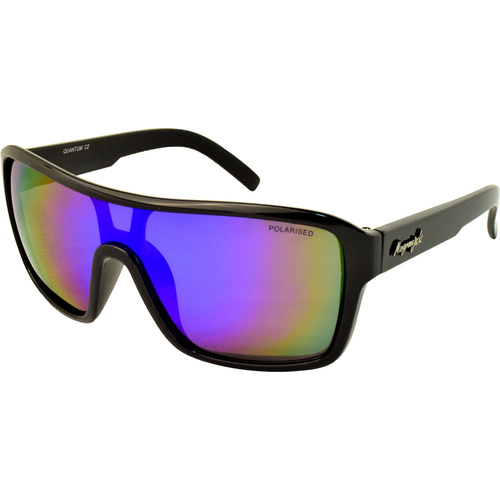 Mangrove Jacks Quantum C2 Black & Crystal Blue / Blue Revo Polarised Lenses