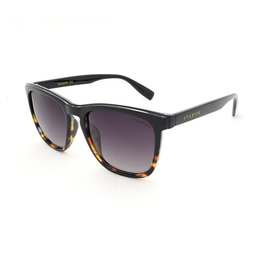 Stiletto Teagon C3 Black Fade Tortoise / Smoke Gradient Polarised Lenses