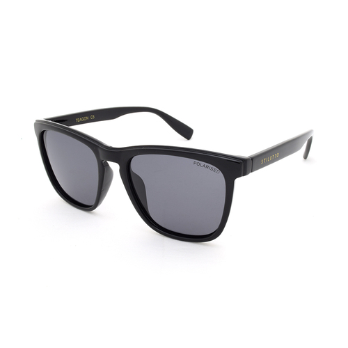 Stiletto Teagon C5 Black / Smoke Polarised Lenses