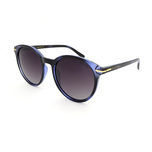 Stiletto Morgan C2 Crystal Black Fade Dark Blue & Tortoise / Smoke Gradient Polarised Lenses