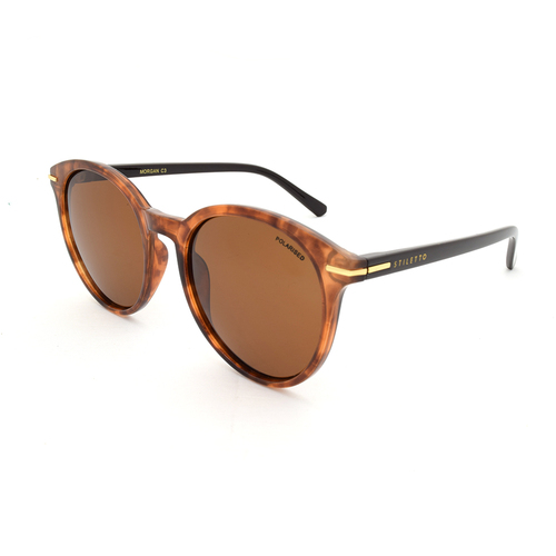 Stiletto Morgan C3 Crystal Light Brown / Brown Polarised Lenses