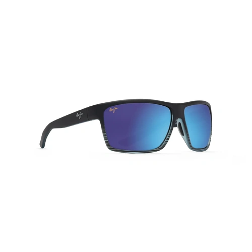 Maui Jim Alenuihaha Custom MM839-002 Grey Black Stripe / Blue Hawaii Polarised Lenses