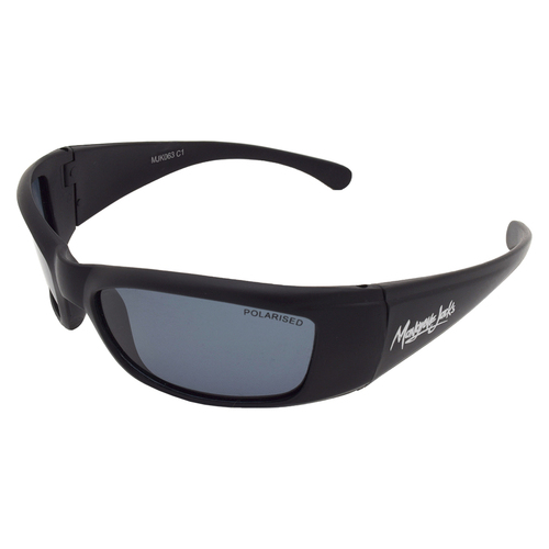Mangrove Jacks Kids MJK063 C1 Matte Black / Smoke Polarised Lenses