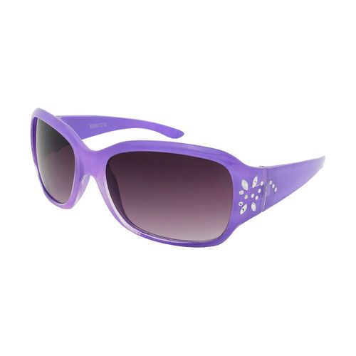 Kidz K062 C12 Crystal Purple w Silver Butterfly / Smoke Lenses