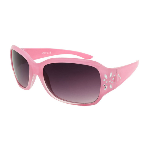 Kidz K062 C13 Crystal Pink w Silver Butterfly / Smoke Lenses