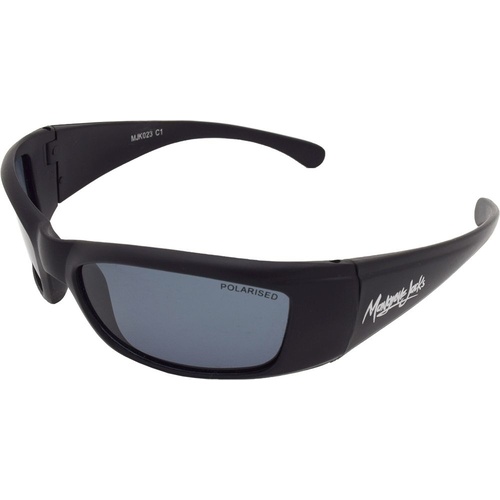 Mangrove Jacks Kids MJK023 C1 Matte Black / Smoke Polarised Lenses