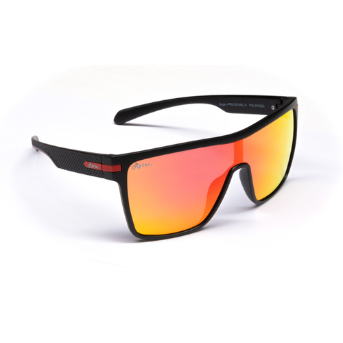 Ugly Fish Retro Series Sage PR4329 MBLR Matte Black / Red Revo Polarised Lenses