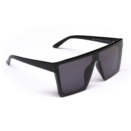 Ugly Fish Retro Series Rogue PR4025 BLSM Shiny Black / Smoke Polarised Lenses