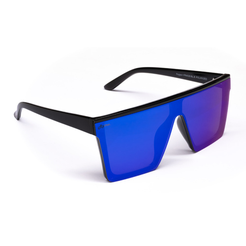 Ugly Fish Retro Series Rogue PR4025 BLB Shiny Black / Blue Revo Polarised Lenses