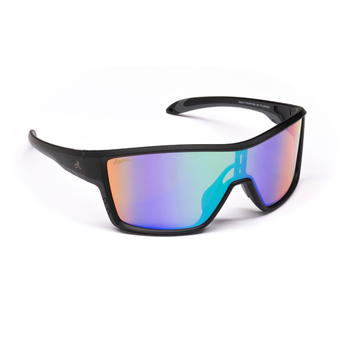 Ugly Fish Retro Series Rebel PR4078 MBLGR Matte Black / Green Revo Polarised Lenses
