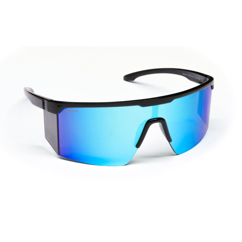 Ugly Fish Retro Series Shadow PR4254 BLB Shiny Black / Blue Revo Polarised Lenses