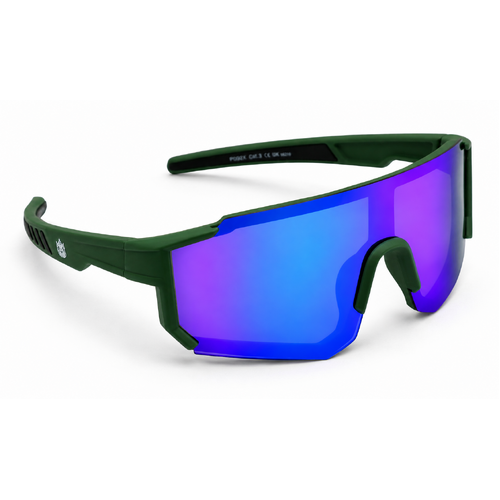 Ugly Fish Brats Junior PK801 GRB Green / Blue Mirror Polarised Lenses