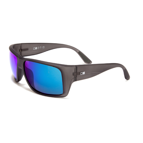 Otis Coastin 139-2003 Matte Crystal Smoke / Blue Mirror Lenses