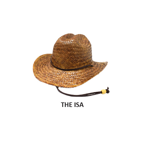 Rocko's Straw Hat Mid Range The Isa Brown