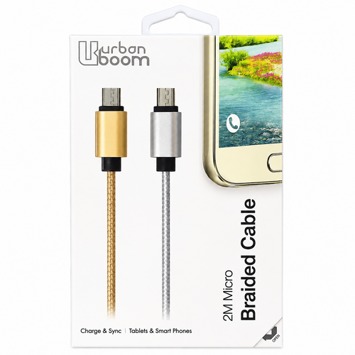 Urban Boom 2M Micro Braided Cable