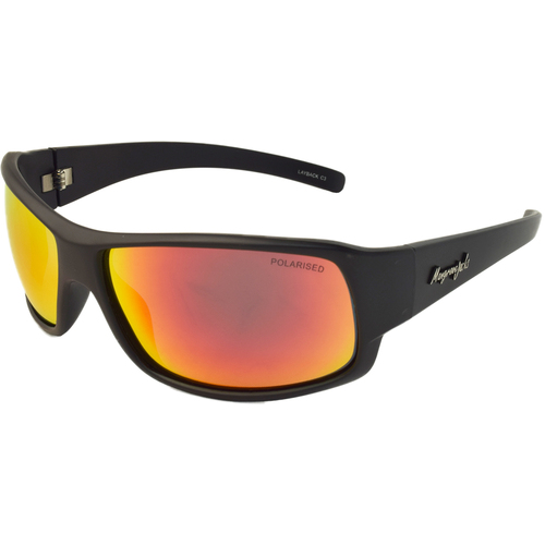 Mangrove Jacks Layback C3 Black / Red Revo Polarised Lenses