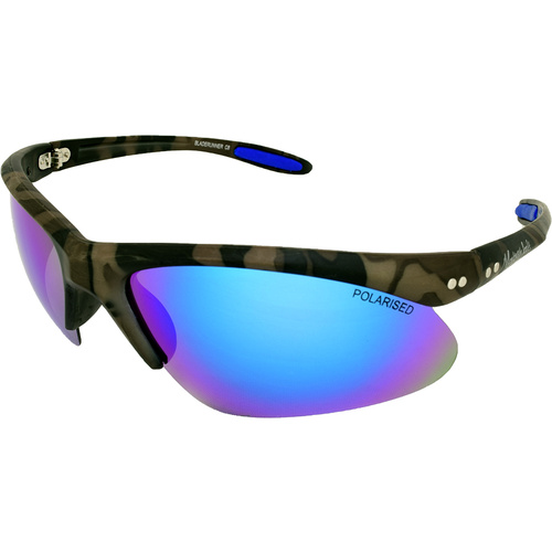 Mangrove Jacks Bladerunner C8 Camo / Ice Blue Revo Polarised Lenses