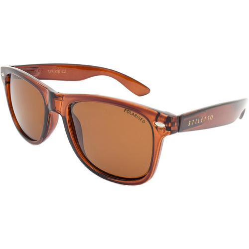 Stiletto Taylor C2 & C12 Crystal Dark Brown / Brown Polarised Lenses