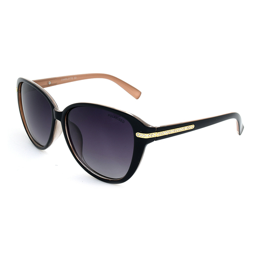 Stiletto Charlotte C2 Crystal Brown / Brown Gradient Smoke Polarised Lenses