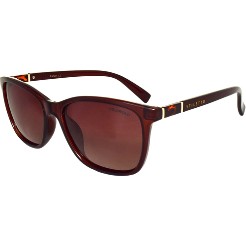 Stiletto Emma C2 Crystal Dark Brown / Brown Gradient Polarised Lenses