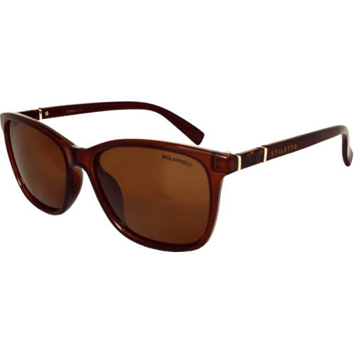 Stiletto Emma C3 Crystal Dark Brown / Brown Polarised Lenses