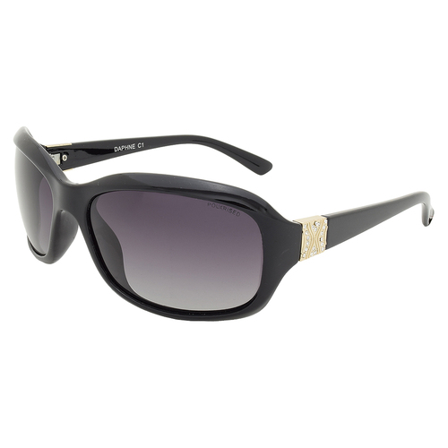 Stiletto Daphne C1 Black / Smoke Gradient Polarised Lenses