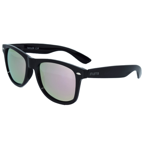 Stiletto Taylor C4 & C14 Black / Lotus Pink Revo Polarised Lenses