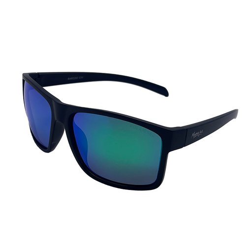 Mangrove Jacks Barcoo C11 Matte Black / Smoke w Green Revo Polarised Lenses