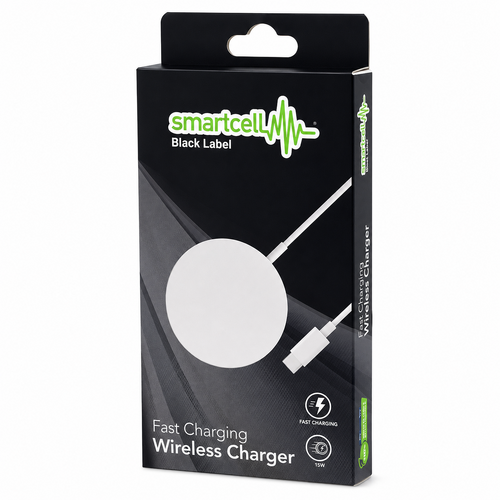 Smartcell Black Wireless Charging Puck | 15W
