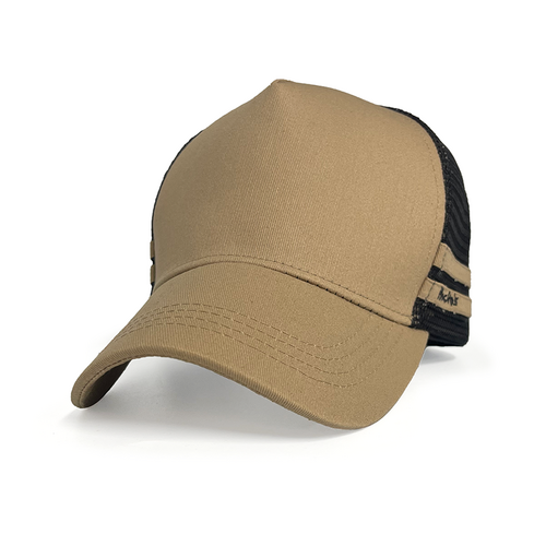 Rocko's Caps Outback Trucker Khaki