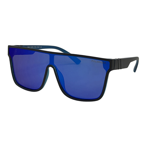 Urban Zoo For Your Eyes Only C12 Matte Black / Smoke w Blue Revo Lenses