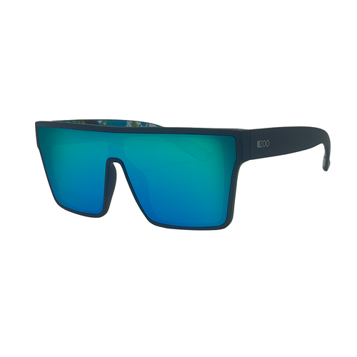 Urban Zoo What You Need C21 Matte Black / Smoke w Green Revo Lenses