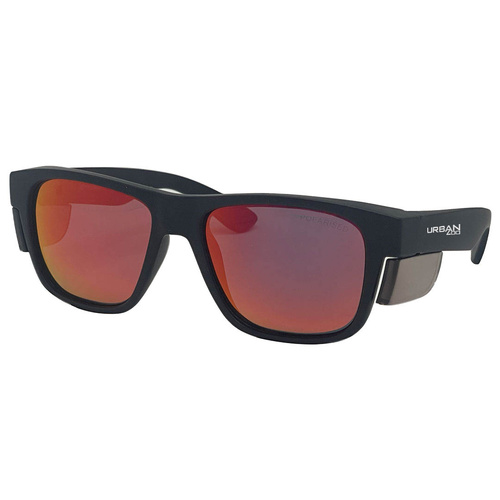 Urban Zoo Hot Fusion C13 Matte Black / Smoke w Black Red Revo Lenses