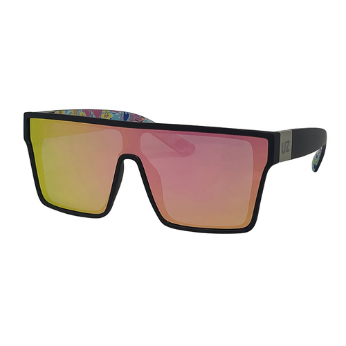 Urban Zoo Sin By The Sea C16 Matte Black / Smoke w Pink Revo Lenses
