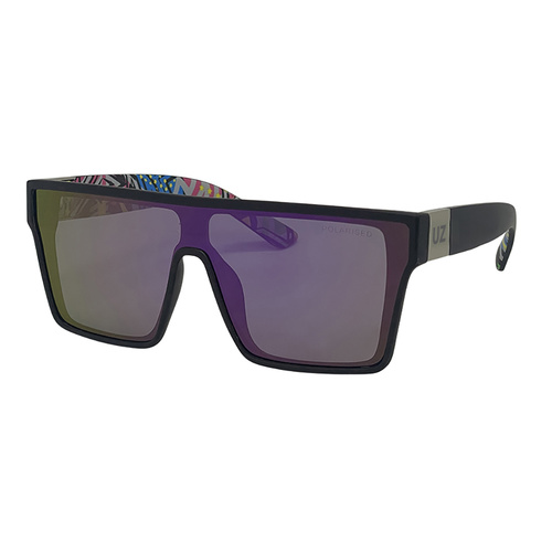 Urban Zoo Sin By The Sea C17 Matte Black / Smoke w Purple Revo Lenses