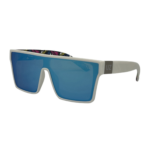 Urban Zoo Sin By The Sea C20 Shiny White / Smoke w Ice Blue Revo Lenses
