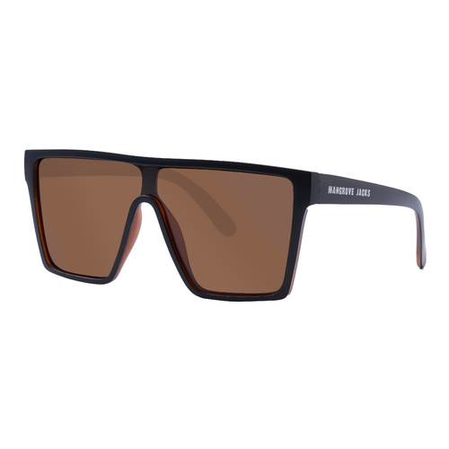 Mangrove Jacks Big Noggin C4 Matte Black w Matte Crystal Dark Brown / Brown Polarised Lenses