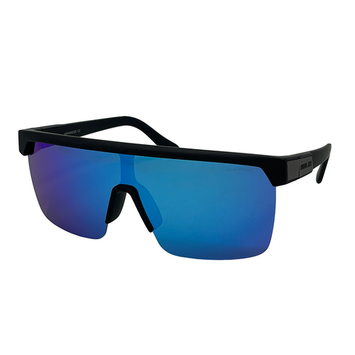 Mangrove Jacks Nefarious C2 Matte Black / Blue Revo Polarised Lenses