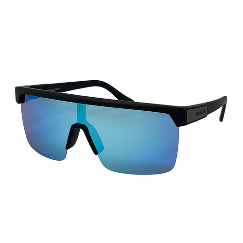 Mangrove Jacks Nefarious C8 Matte Black / Ice Blue Revo Polarised Lenses