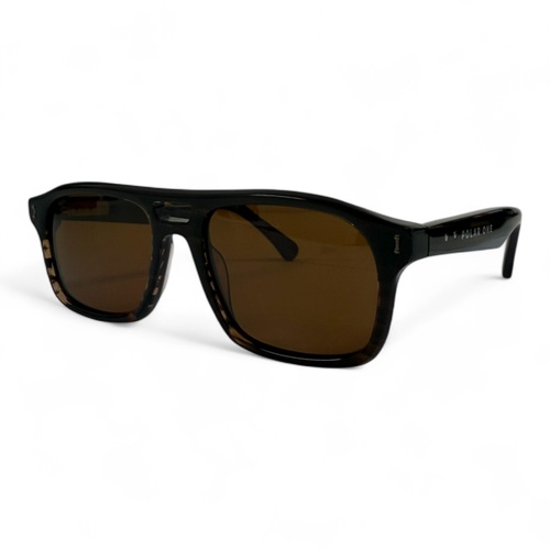 Polar One A25915X C6 Stripe Brown / Brown Polarised Lenses