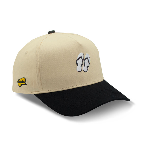 Rocko's A-Frame Two-Tone Black/Beige OSFM