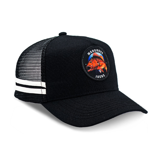 Mangrove Jacks Outback Trucker Logo Black/White OSFM