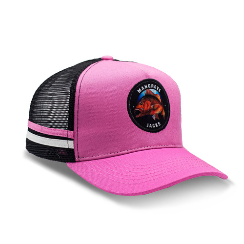 Mangrove Jacks Outback Trucker Logo Pink/Black OSFM