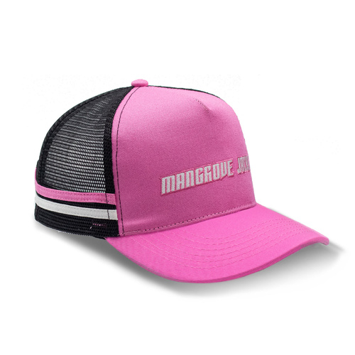 Mangrove Jacks Outback Trucker Script Pink/Black OSFM