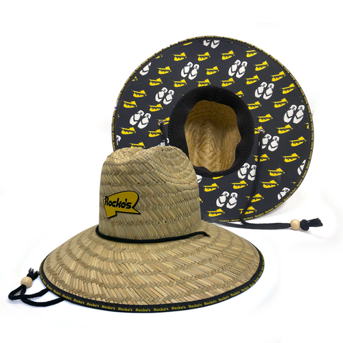 Rocko's Straw Hat Essential Range Rocko's Thongs Logo