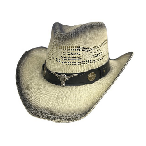 Rocko's Straw Hat Platinum Range Rebel Grey