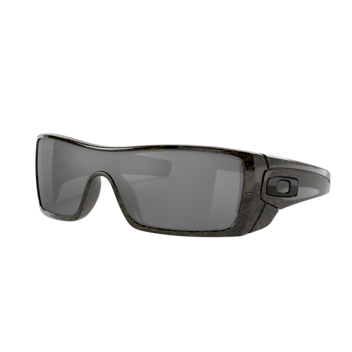 Oakley Batwolf Custom OO9101 Polished Black w Gold Ghost Text / Prizm Black Polarised Lenses