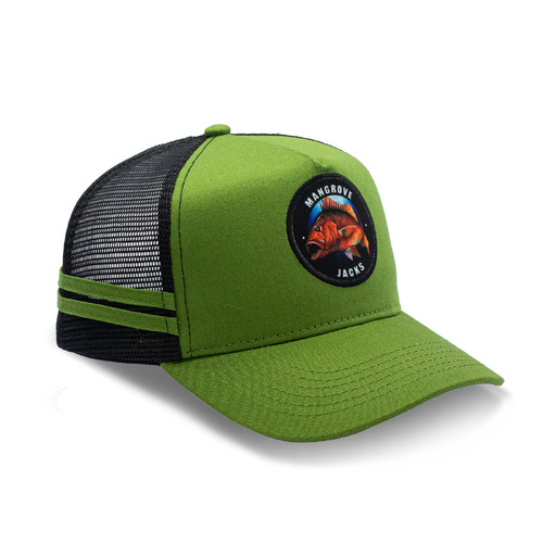 Mangrove Jacks Outback Trucker Logo Dark Green OSFM